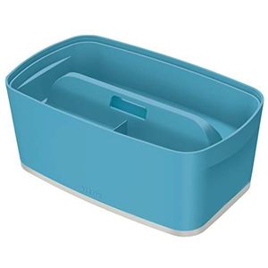 Leitz Kleine opbergdoos met deksel MyBox & organizer met handvat, Cosy, blauw, 52634061