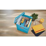 Leitz Aufbewahrungsbox Click & Store Cosy Cube groß Karton blau