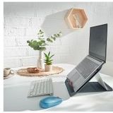 Leitz Ergo Cosy laptopstandaard fluweel grijs