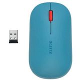 Leitz Cosy Draadloze Muis - Bluetooth of 2,4 GHz - USB-A - Inclusief Batterij - Sereen Blauw