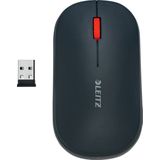 Leitz Cosy Draadloze Muis - Bluetooth of 2,4 GHz - USB-A - Inclusief Batterij - Fluweel Grijs