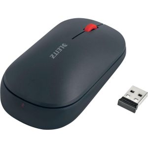 Leitz Cosy Draadloze Muis - Bluetooth of 2,4 GHz - USB-A - Inclusief Batterij - Fluweel Grijs