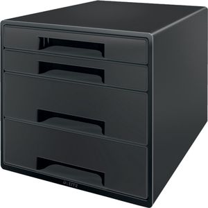 Leitz L: Drawer Cabinet Recycle 4 Drawer Black