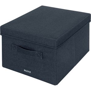 Leitz 61440089, Aufbewahrungsbox, Blau, Rechteckig, Stoff, Monochromatisch, Stoff
