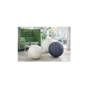 Leitz Ergo Active Sitzball mit Anti-Wegroll-Design, 65cm Grau Ball chair - Stoffbezug - Bis zu 150 kg