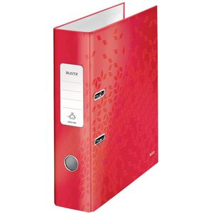 Leitz WOW, A4, Round ring, Cardboard, Red, 600 sheets, 80 g/m²
