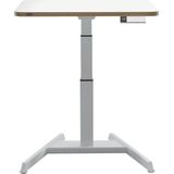 Leitz Ergo Elektrisch Zit Sta Bureau - Klein bureau met sta-op herinneringsfunctie x cm - Wit