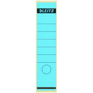 Leitz rugetiketten - papier, lang/breed, 100 stuks 35 Rückenschilder - Papier, lang/breit, 100 Stuk blauw