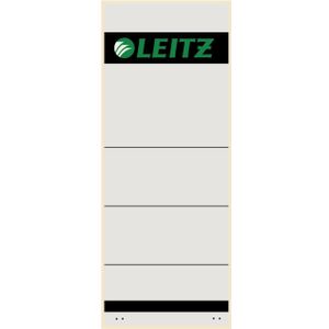 Leitz Ordnerrückenschilder 61x157 selbstklebend grau VE=10 Stück