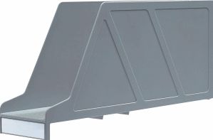 Leitz Stehsammler OrgaClass BxHxT 97x156x336mm grau