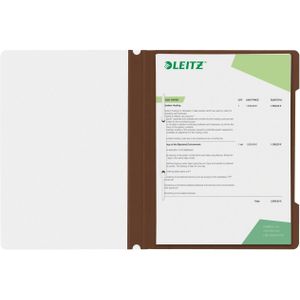 LEITZ Schnellhefter 4191 Kunststoff braun DIN A4