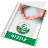Leitz Sichthefter A4 PVC langes Beschriftungsfenster grau