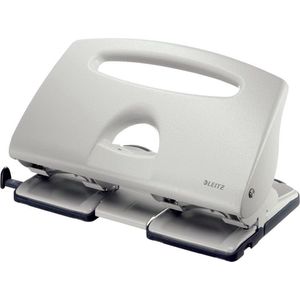 Leitz 4-Gaats Perforator - 40 Vel - Voor Mappen En Ringbanden - Grijs