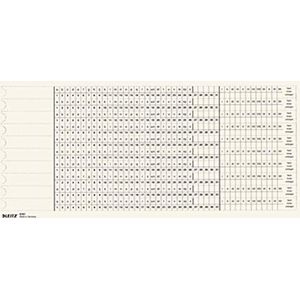 Leitz 61610001 calculator- & kassarolletjes 1 stuk(s) 190 g/m² 162 mm