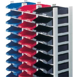 6 x Leitz Stapelmodul für Briefablagen A4 grau