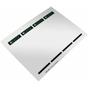 Leitz 1680 printbare rugetiketten breed en kort 56 x 190 mm wit (100 stuks)