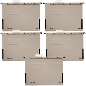 5 x Leitz Hängetasche Alpha A4 grau VE=5 Stück