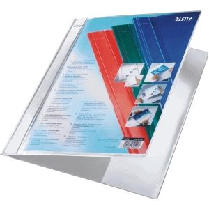 LEITZ® Schnellhefter Exquisit, DIN A4, PVC, weiß