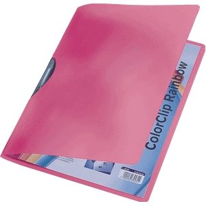 Leitz Cliphefter ColorClip Rainbow A4 ca. 30 Blatt rot