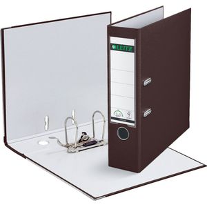 LEITZ Ordner Rückenbreite 8 cm DIN A4 Kunststoff braun