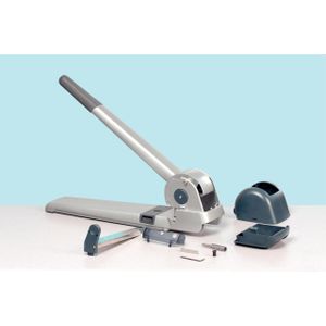 Leitz Superlocher 250 Blatt mit Anschlagschiene silber
