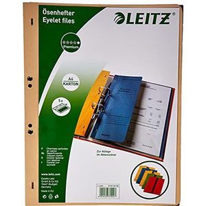 Leitz Ösenhefter 1/2 Vorderdeckel kaufm. Heftung sortiert VE=5 Stück