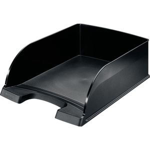 Briefablage Jumbo Plus din A4 Polystyrol Farbe: schwarz