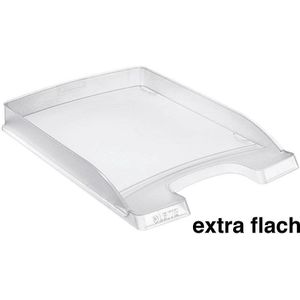 Leitz Plus Briefkorb, Flach Farblos