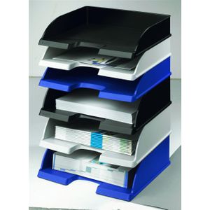 Leitz Briefablage Jumbo Plus A4 quer blau