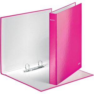 Leitz Wow Ringband A4 - 2-rings - Rugbreedte van 40mm met 2 D-ringen - Roze