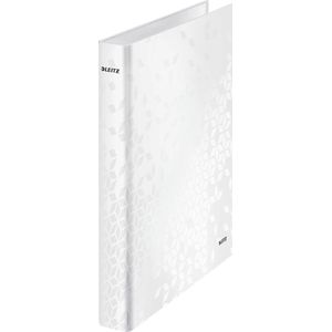 Leitz Wow Gelamineerde Ringband - 4-rings - Rugbreedte van 40mm - Wit