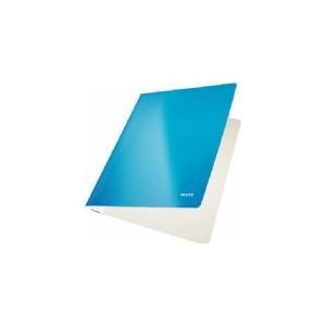10 x Leitz Schnellhefter Wow A4 PP-laminiert 300g/qm blau metallic