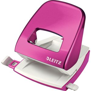 Locher 2,5mm mit Anschlagschiene pink metallic
