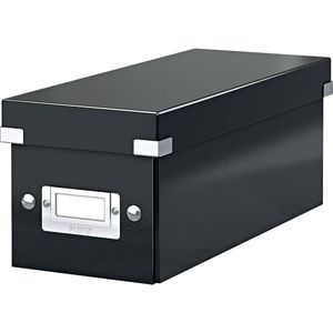 Leitz 60410095 Click & Store CD Opbergdoos, Zwart, 14,3 x 13,6 x 35,2 cm