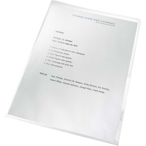 25x Leitz Recycle Zichtmap A4 - 90% Pre-consumer Gerecycled Plastic - Transparant