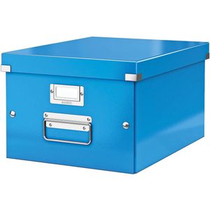 Leitz WOW opbergdoos Click & Store, ft A4, blauw