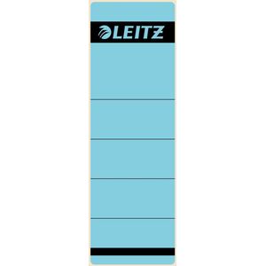 Leitz - Rugetiket breed/kort 62x192mm zelfklevend blauw | Pak a 10 stuk | 100 stuks