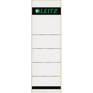 Rugetiket Leitz breed/kort 62x192mm zelfklevend grijs - 100 stuks