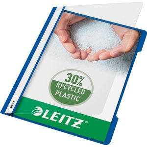 25 LEITZ Schnellhefter 4191 Kunststoff blau DIN A4