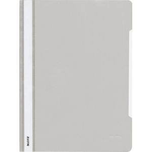 Leitz Snelhechter A4 - 30% pre-consumer gerecycled plastic - 25 stuks - Grijs