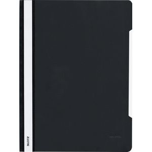 Leitz Snelhechter A4 - 30% pre-consumer gerecycled plastic - 25 Stuks - Zwart