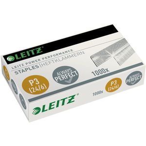 Leitz 55700000 24/6 Power Performance P3 nietjes | verzinkt | standaard | 1000 stuks
