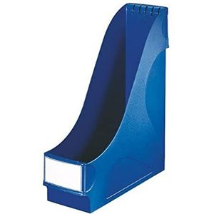 Tijdschriftencassette leitz extra breed blauw | 8 stuks