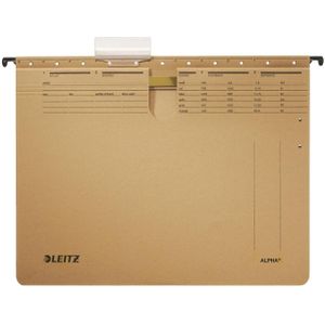 25 LEITZ Hängehefter ALPHA® 1914 Karton naturbraun 1 x kaufmännische Heftung