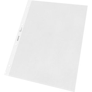 Leitz A4 Showtas met Perforatiegaten - 100 Stuks - Transparant