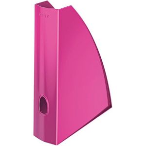 LEITZ® tijdschriftenhouder WOW 5277, breedte 75 mm, roze, 6 st.