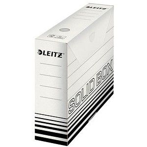 Archiefdozen Solid Box 6127 - FSC gerecycled karton - rug 80 mm - diverse kleuren - 10 stuks
