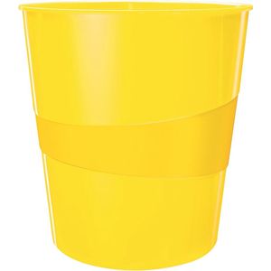 Papierbak leitz wow 15 liter geel | 1 stuk