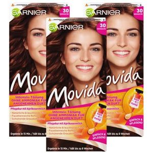 Garnier Movida haarkleuring crème / intensieve kleuring haarkleur 30 mahonie