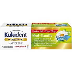 Kukident - Haftcreme Med+Kamille Zahnpasta 40 g (277.25 € / 1 kg)